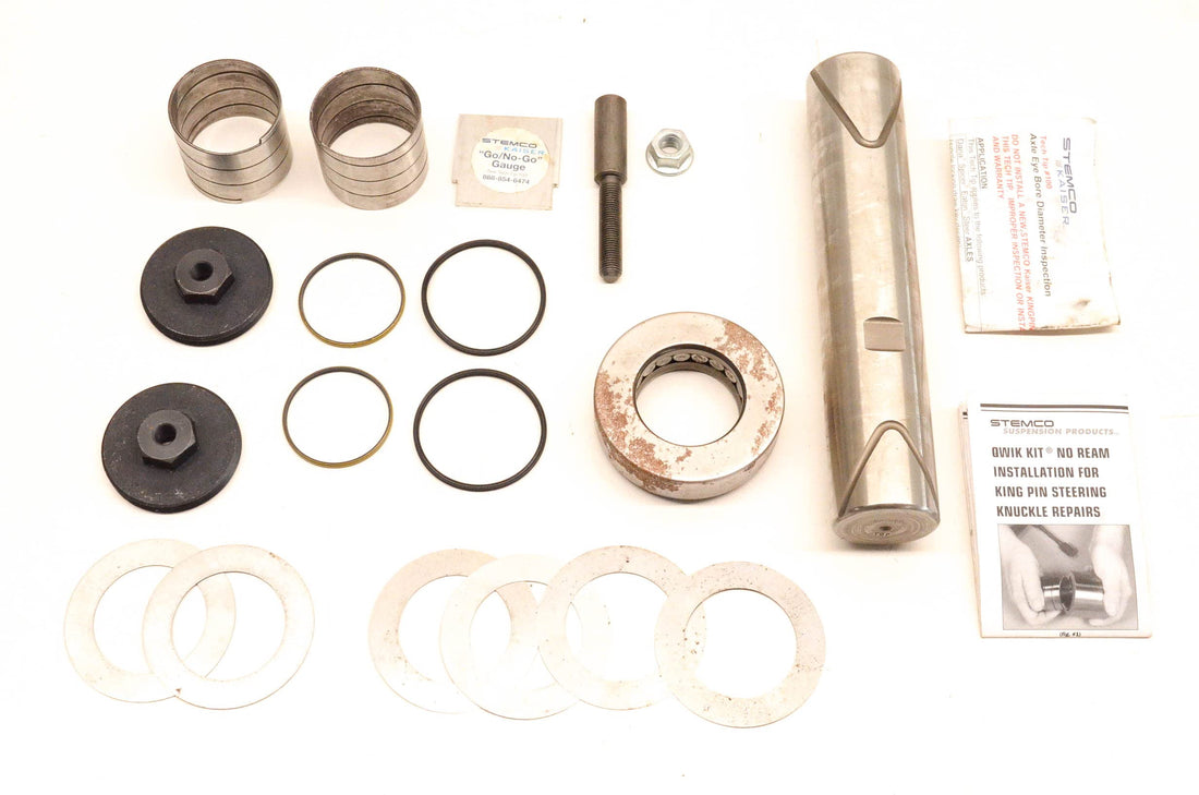 K122E Stemco Kaiser Qwik Kit No Ream King Pin Set Eaton 12000# Axle