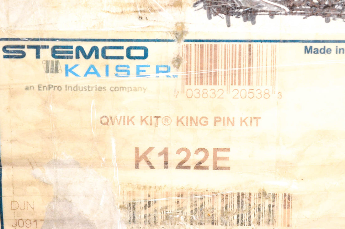 K122E Stemco Kaiser Qwik Kit No Ream King Pin Set Eaton 12000# Axle