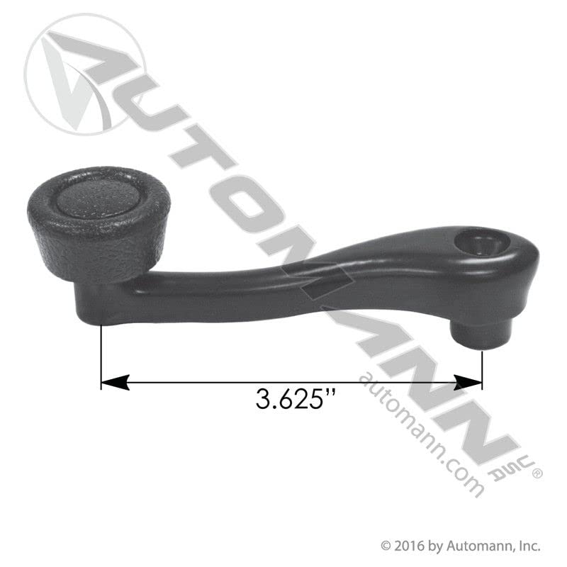 Peterbilt Spined Drive Black Crank Window Handle 2015373